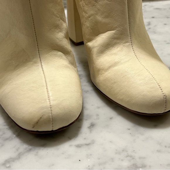 JOIE gold zip cream boot - Picture 4 of 10